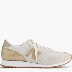 New Balance X J Crew Sneakers Gold Salt